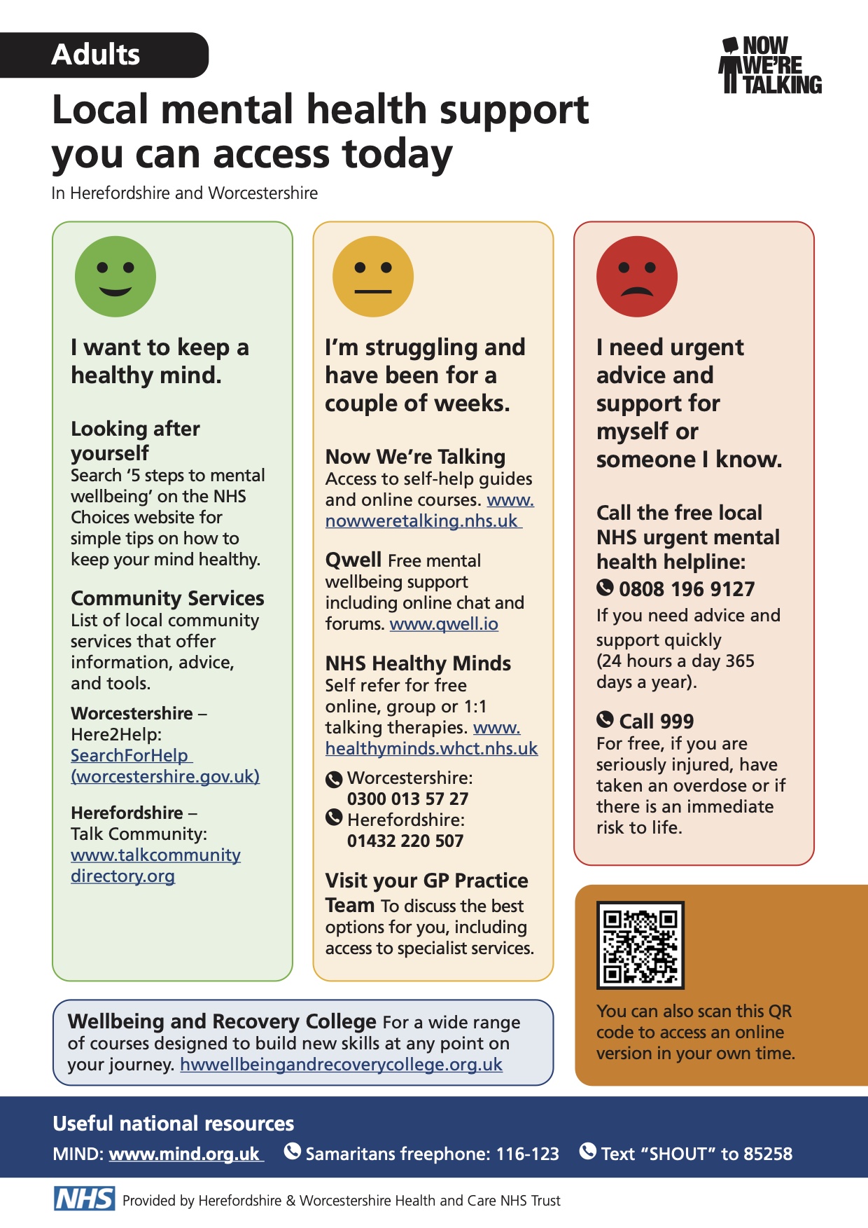 Local mental health support whitbournecommunity